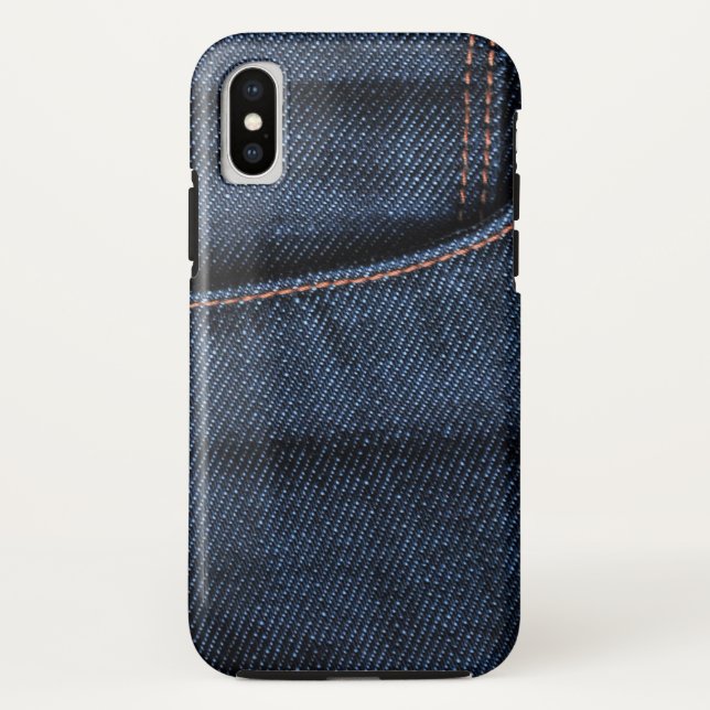Blue Jeans Pocket Case-Mate iPhone Case (Back)