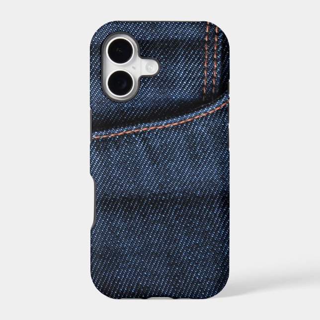 Blue Jeans Pocket Case-Mate iPhone Case (Back)