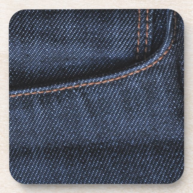 Blue Jeans Pocket Coaster (Front)