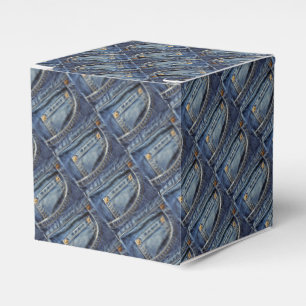 Blue Jeans Pocket Favor Box
