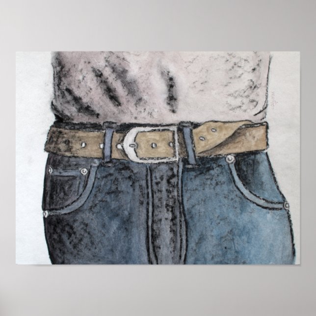 Blue jeans poster (Front)