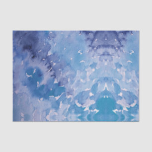 Blue Jeans Retro Tie Dye Tissue Paper
