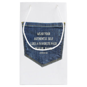 Blue Jeans Small Gift Bag