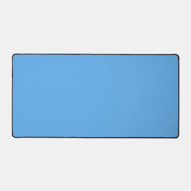  Blue jeans (solid colour)  Desk Mat (Front)