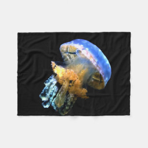 Blue Jellyfish Fleece Blanket