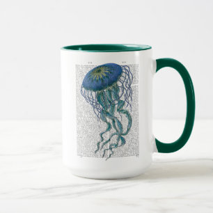 Blue Jellyfish Mug