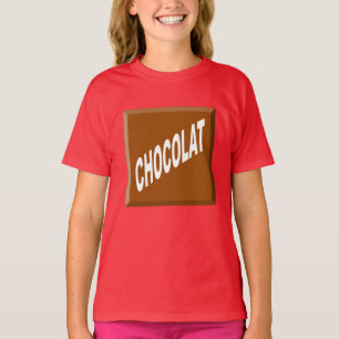 Blue jersey shirt girls Design CHOCOLAT