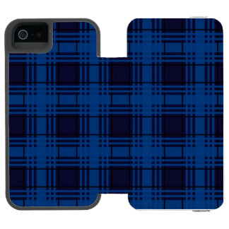 Blue Jewel Tartan  Incipio Watson™ iPhone 5 Wallet Case