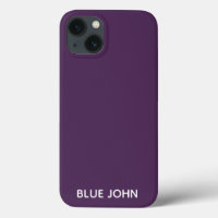 Blue John purple color name Case-Mate iPhone Case
