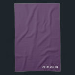 Blue John purple colour name Kitchen Towel<br><div class="desc">Blue John purple colour name</div>