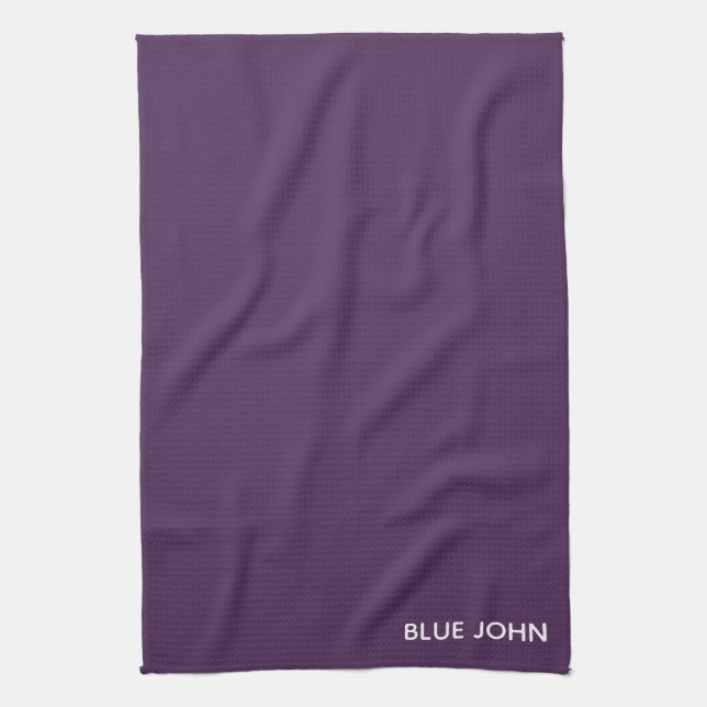 Blue John purple colour name Kitchen Towel (Vertical)