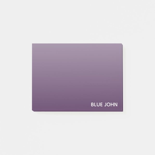 Blue John purple colour name Post-it Notes (Front)