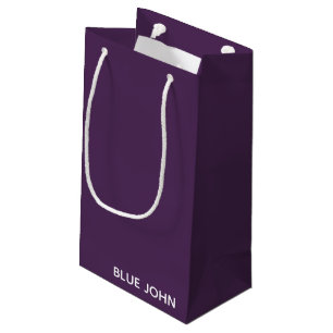 Blue John purple colour name Small Gift Bag