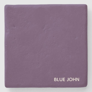 Blue John purple colour name Stone Coaster
