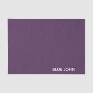 Blue John purple colour name Tissue Paper
