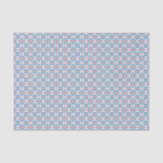 Blue Kaleidoscope Pattern Tissue Paper