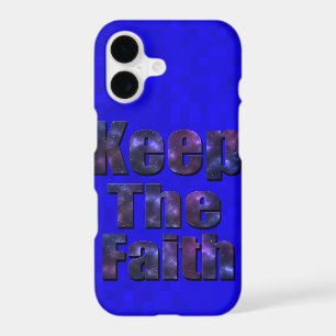 Blue Keep The Faith Logo,
