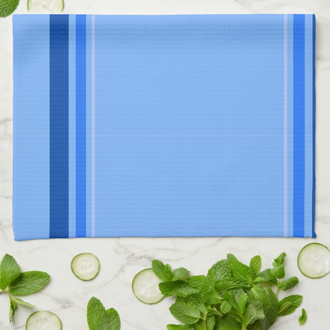 Blue Kitchen Towel (Folded)