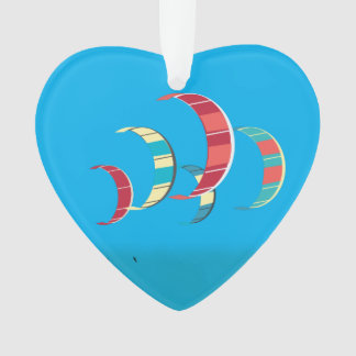 Blue Kiteboarding  Ornament