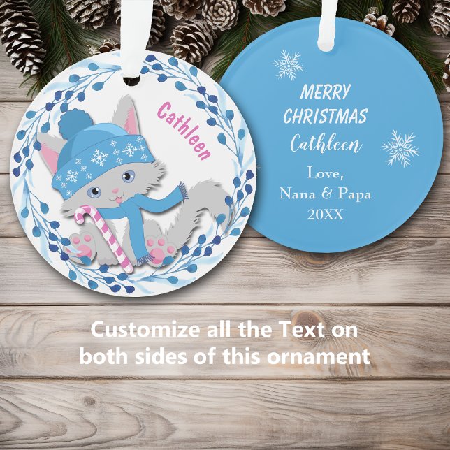 Blue Kitten Wreath Kids (Créateur téléchargé)