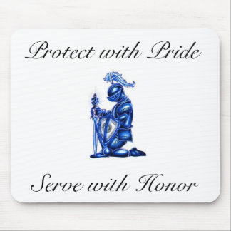 Blue Knight mouse pads