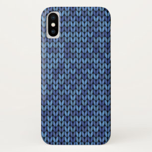 Blue Knit Pattern Case-Mate iPhone Case