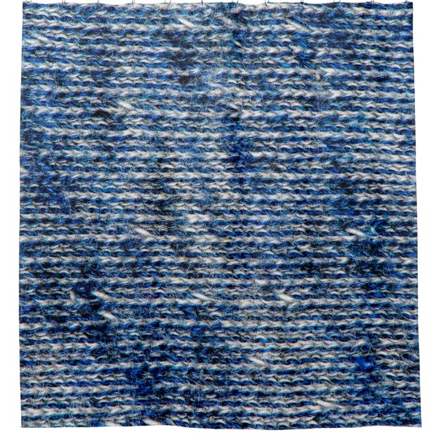 Blue knitting wool texture (Front)