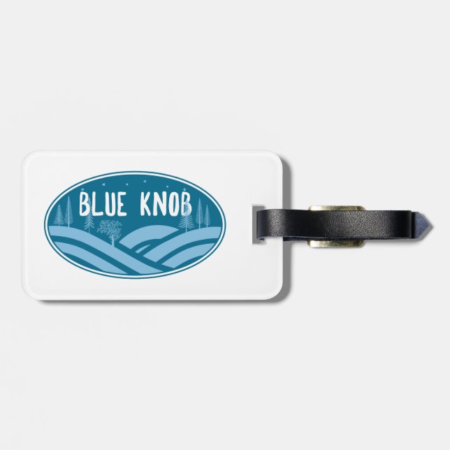 Blue Knob Pennsylvania Outdoors Luggage Tag (Back Horizontal)