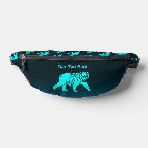 Blue Kodiak Bear Fanny Pack