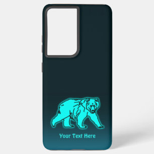 Blue Kodiak Bear Samsung Galaxy Case