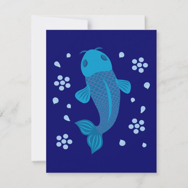 Blue Koi Fish (Front)