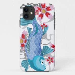 Blue Koi Fish iPhone 11 Case