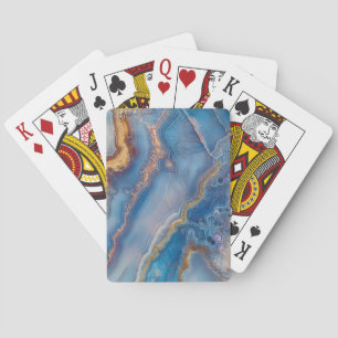 Blue Lace Agate Playing Cards