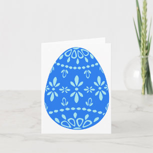 Blue Lace Easter Egg Note Cards