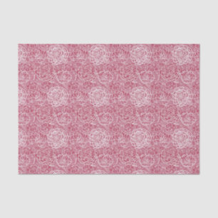 Blue lace flowers pattern background tissue paper