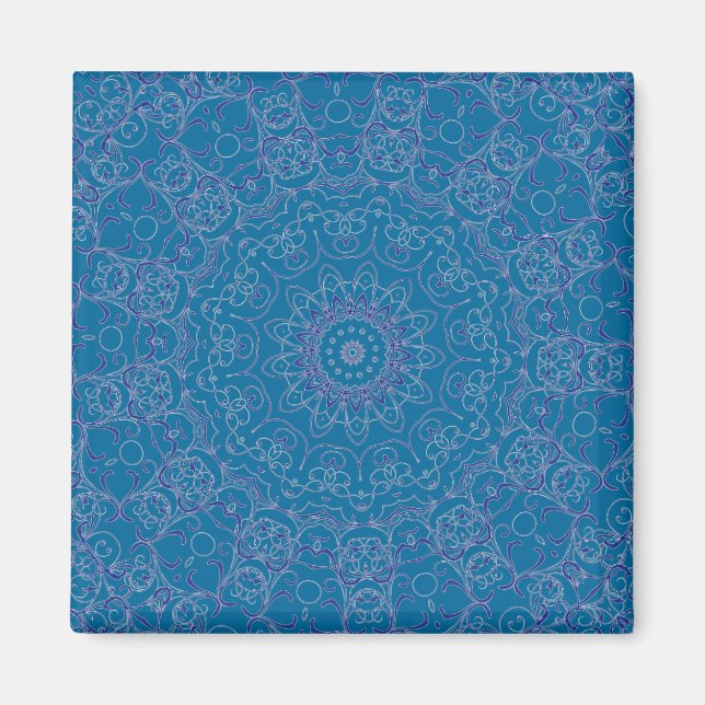 Blue Lace Magnet (Front)