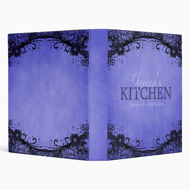 Blue Lace Recipe Binder (Background)