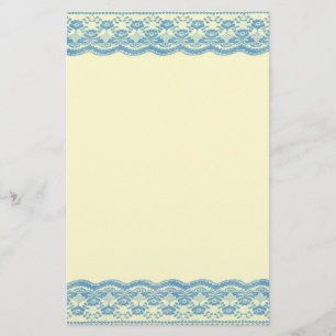 Blue Lace Wedding Stationery