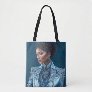 Blue Lady 3 Tote Bag