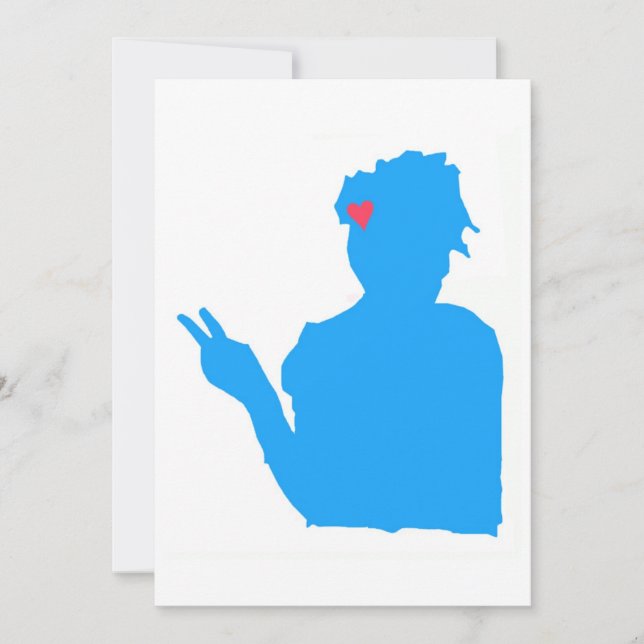 Blue Lady Invitation (Front)