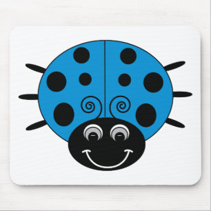 Blue Ladybug Mousepad