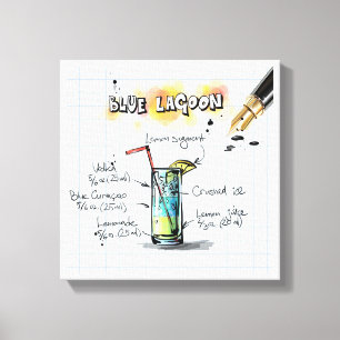 Blue Lagoon Canvas Print