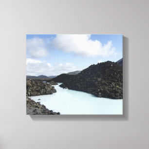 Blue Lagoon Entry - Iceland Canvas Print