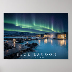 Blue Lagoon Geothermal Spa Iceland A4 Poster