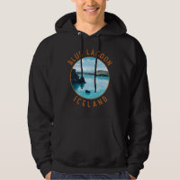 Blue Lagoon Iceland Distressed Circle