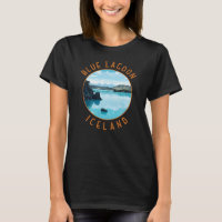 Blue Lagoon Iceland Distressed Circle