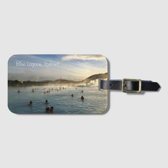 Blue Lagoon Iceland Luggage Tag (Front Horizontal)