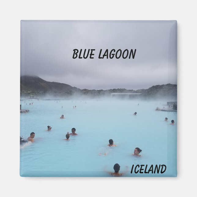 Blue Lagoon Iceland Magnet (Front)
