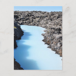 Blue Lagoon in Iceland Postcard