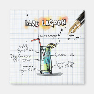 Blue Lagoon Magnet